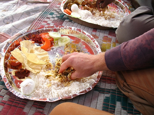 Costumbres durante la comida